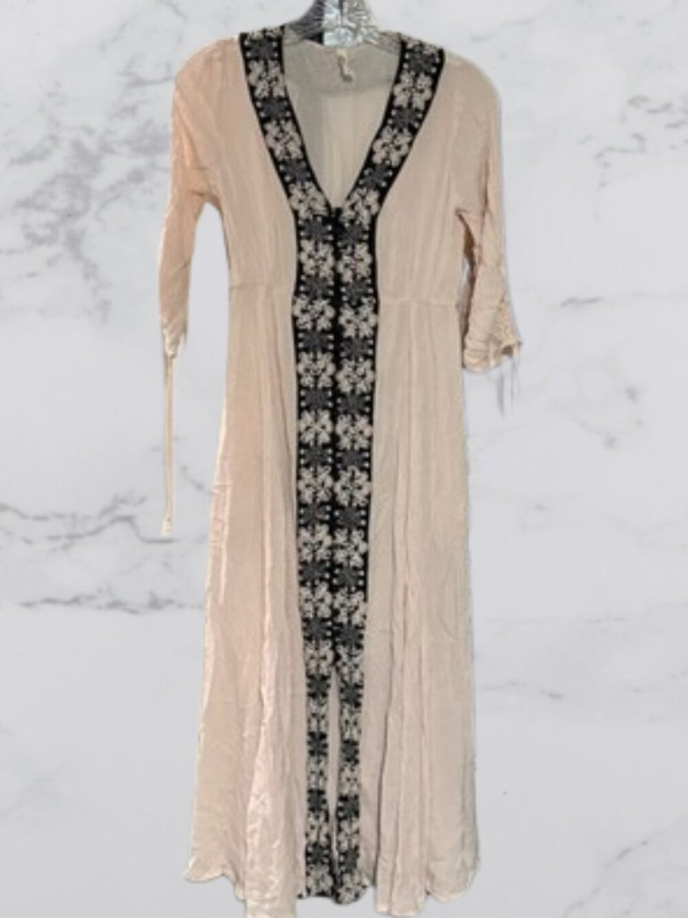 Free People Journey to the Horizon Embroidered Dress Size 0